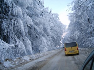 Travelling through the mountains