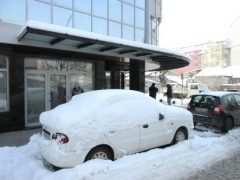 snow around the new centre